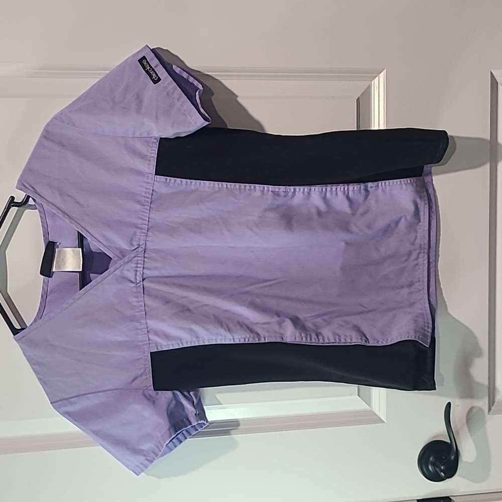 Lavender scrub top